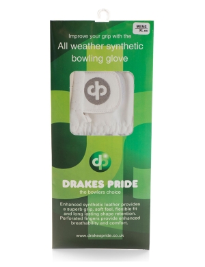 Drakes Pride Gents Synthetic Glove - White